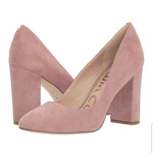 New Sam Edelman blush suede stillson pumps us 10
